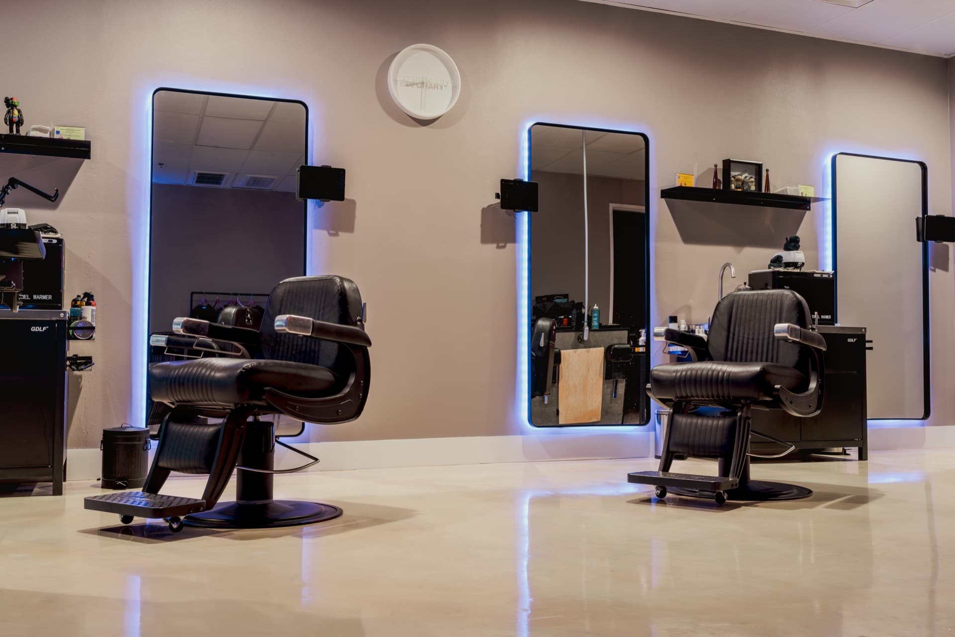 LXVE Studios barber chairs